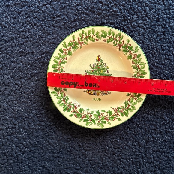 Spode🎄Christmas Tree🌲 green trim 2006 Collectors Plate - Picture 6 of 6